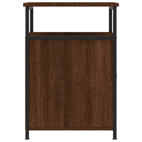 vidaXL Bedside Cabinet Brown Oak 40x42x60 cm Engineered Wood