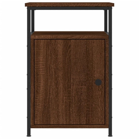 vidaXL Bedside Cabinets 2 pcs Brown Oak 40x42x60 cm Engineered Wood