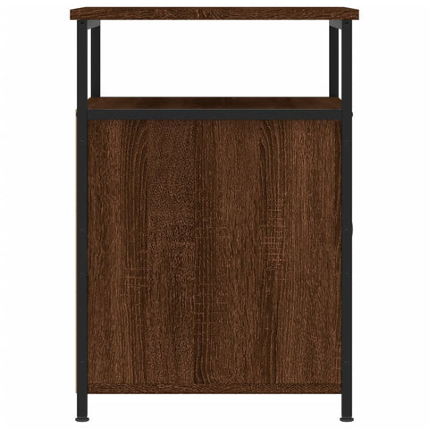 vidaXL Bedside Cabinets 2 pcs Brown Oak 40x42x60 cm Engineered Wood