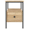 vidaXL Bedside Cabinet Sonoma Oak 34x36x50 cm Engineered Wood