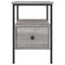 vidaXL Bedside Cabinets 2 pcs Grey Sonoma 34x36x50 cm Engineered Wood