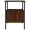 vidaXL Bedside Cabinet Brown Oak 34x36x50 cm Engineered Wood