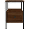 vidaXL Bedside Cabinets 2 pcs Brown Oak 34x36x50 cm Engineered Wood