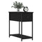 vidaXL Bedside Cabinet Black 30x60x60 cm Engineered Wood