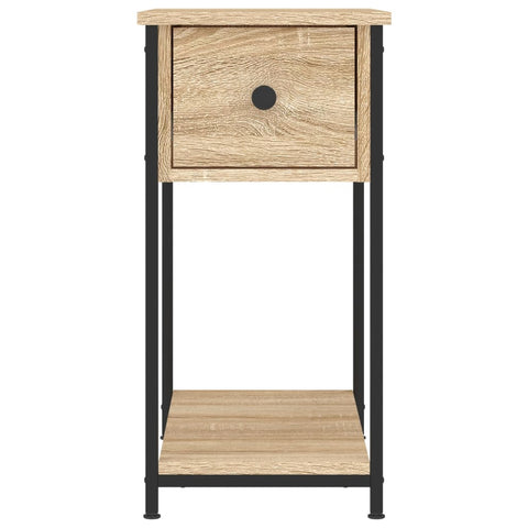 vidaXL Bedside Cabinets 2 pcs Sonoma Oak 30x60x60 cm Engineered Wood
