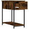 vidaXL Bedside Cabinets 2 pcs Smoked Oak 30x60x60 cm Engineered Wood