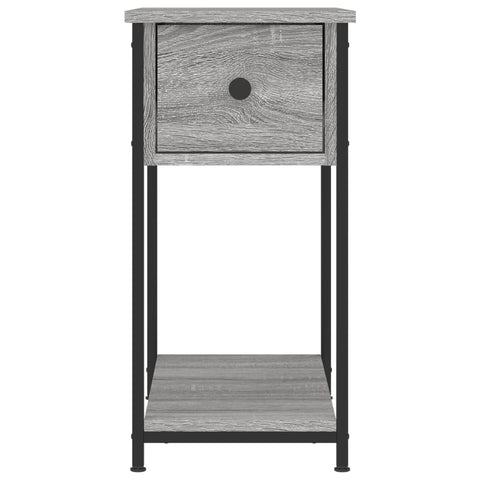 vidaXL Bedside Cabinet Grey Sonoma 30x60x60 cm Engineered Wood