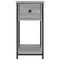 vidaXL Bedside Cabinet Grey Sonoma 30x60x60 cm Engineered Wood
