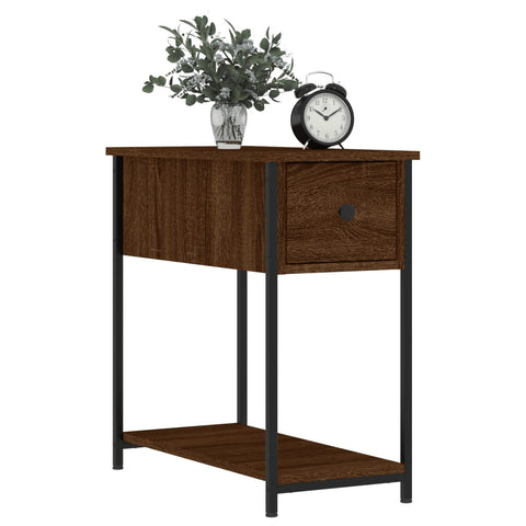 vidaXL Bedside Cabinets 2 pcs Brown Oak 30x60x60 cm Engineered Wood