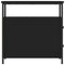 vidaXL Bedside Cabinet Black 30x60x60 cm Engineered Wood
