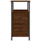 vidaXL Bedside Cabinet Brown Oak 30x60x60 cm Engineered Wood