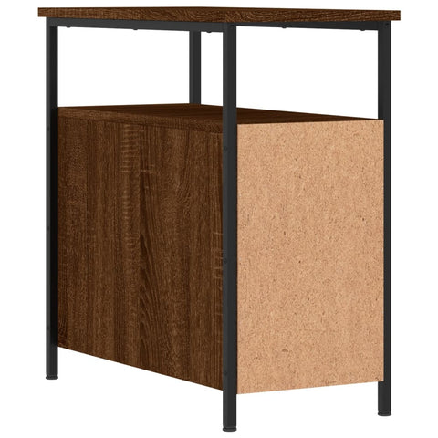 vidaXL Bedside Cabinets 2 pcs Brown Oak 30x60x60 cm Engineered Wood