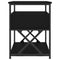 vidaXL Bedside Cabinets 2 pcs Black 40x42x55 cm Engineered Wood