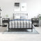 vidaXL Bedside Cabinets 2 pcs Black 40x42x55 cm Engineered Wood