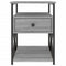 vidaXL Bedside Cabinet Grey Sonoma 40x42x55 cm Engineered Wood