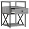 vidaXL Bedside Cabinet Grey Sonoma 40x42x55 cm Engineered Wood