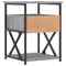 vidaXL Bedside Cabinet Grey Sonoma 40x42x55 cm Engineered Wood
