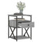 vidaXL Bedside Cabinets 2 pcs Grey Sonoma 40x42x55 cm Engineered Wood
