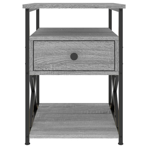 vidaXL Bedside Cabinets 2 pcs Grey Sonoma 40x42x55 cm Engineered Wood