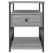 vidaXL Bedside Cabinets 2 pcs Grey Sonoma 40x42x55 cm Engineered Wood