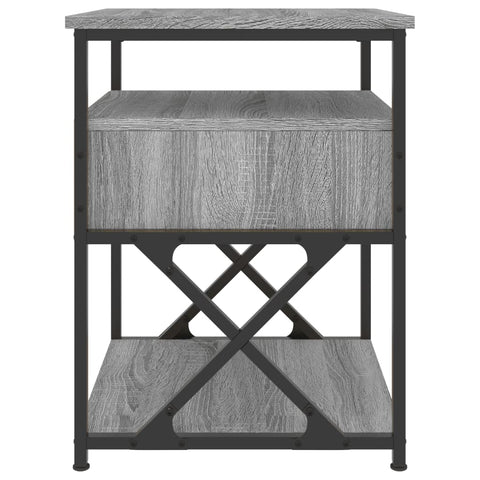 vidaXL Bedside Cabinets 2 pcs Grey Sonoma 40x42x55 cm Engineered Wood