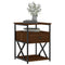 vidaXL Bedside Cabinets 2 pcs Brown Oak 40x42x55 cm Engineered Wood