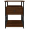 vidaXL Bedside Cabinets 2 pcs Brown Oak 40x42x55 cm Engineered Wood