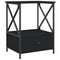 vidaXL Bedside Tables 2 pcs Black 50x41x65 cm Engineered Wood