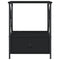 vidaXL Bedside Tables 2 pcs Black 50x41x65 cm Engineered Wood