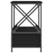 vidaXL Bedside Tables 2 pcs Black 50x41x65 cm Engineered Wood