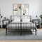 vidaXL Bedside Tables 2 pcs Black 50x41x65 cm Engineered Wood