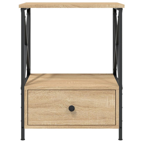 vidaXL Bedside Tables 2 pcs Sonoma Oak 50x41x65 cm Engineered Wood
