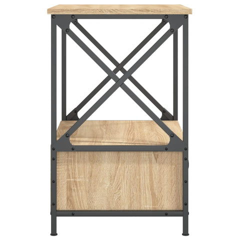 vidaXL Bedside Tables 2 pcs Sonoma Oak 50x41x65 cm Engineered Wood