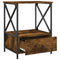 vidaXL Bedside Tables 2 pcs Smoked Oak 50x41x65 cm Engineered Wood