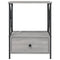 vidaXL Bedside Table Grey Sonoma 50x41x65 cm Engineered Wood