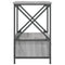 vidaXL Bedside Table Grey Sonoma 50x41x65 cm Engineered Wood