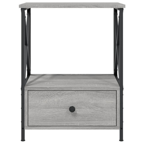 vidaXL Bedside Tables 2 pcs Grey Sonoma 50x41x65 cm Engineered Wood