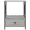 vidaXL Bedside Tables 2 pcs Grey Sonoma 50x41x65 cm Engineered Wood