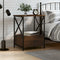 vidaXL Bedside Table Brown Oak 50x41x65 cm Engineered Wood