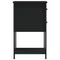 vidaXL Bedside Cabinets 2 pcs Black 32x42x70 cm Engineered Wood