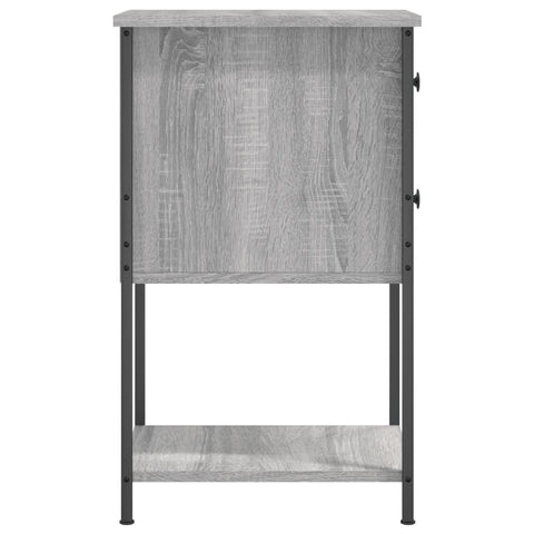 vidaXL Bedside Cabinets 2 pcs Grey Sonoma 32x42x70 cm Engineered Wood