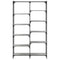 vidaXL Bookshelf Grey Sonoma 100x32x170 cm Engineered Wood and Iron