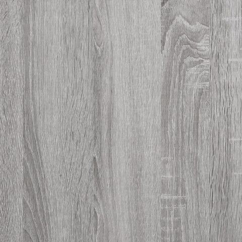vidaXL Bookshelf Grey Sonoma 80x30x78.5 cm Engineered Wood and Iron