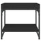 vidaXL Coffee Table Black 49.5x49.5x45 cm Engineered Wood