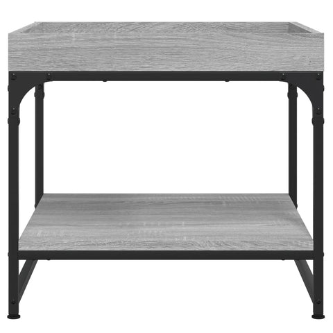 vidaXL Coffee Table Grey Sonoma 49.5x49.5x45 cm Engineered Wood