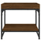 vidaXL Coffee Table Brown Oak 49.5x49.5x45 cm Engineered Wood