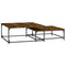 vidaXL Nesting Coffee Tables 2 pcs Smoked Oak Engineered Wood
