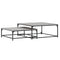 vidaXL Nesting Coffee Tables 2 pcs Grey Sonoma Engineered Wood