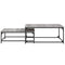 vidaXL Nesting Coffee Tables 2 pcs Grey Sonoma Engineered Wood