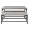 vidaXL Nesting Coffee Tables 2 pcs Grey Sonoma Engineered Wood